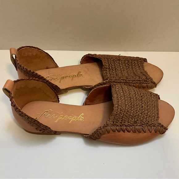 Free People Beaumont woven flat sandals 39 - Picture 8 of 11